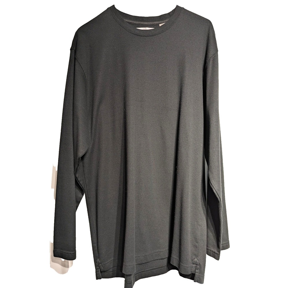 Alex Cannon Shirt Mens Large Long Sleeve Crewneck Pullover Supima Cotton Blend